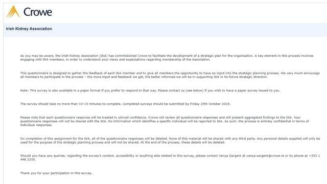 Crowe Members Survey 2019