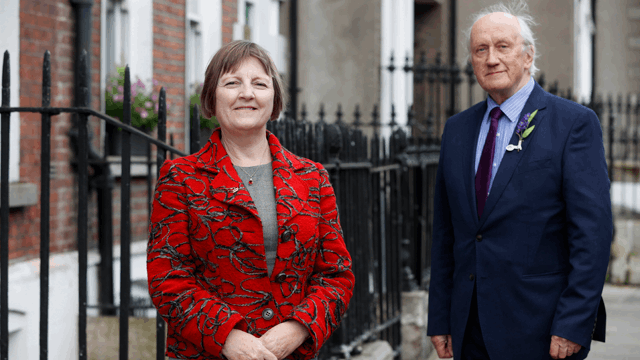 CEO Carol Moore with Chairman of the Board Colin Mackenzie