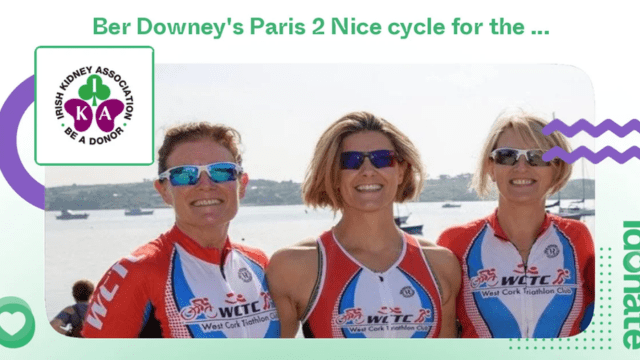 Ber Downey Paris2Nice | News ? Irish Kidney Association