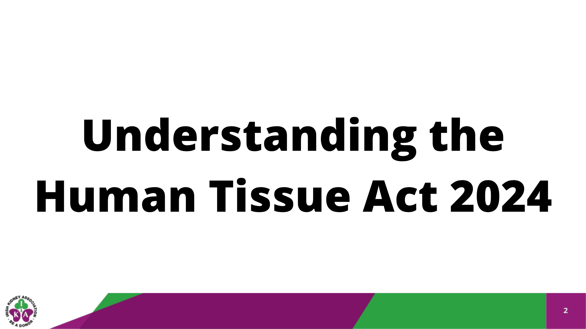 ODAW Leave No Doubt A4 Poster (English) | Organ Donor Awareness Week | Irish Kidney Association