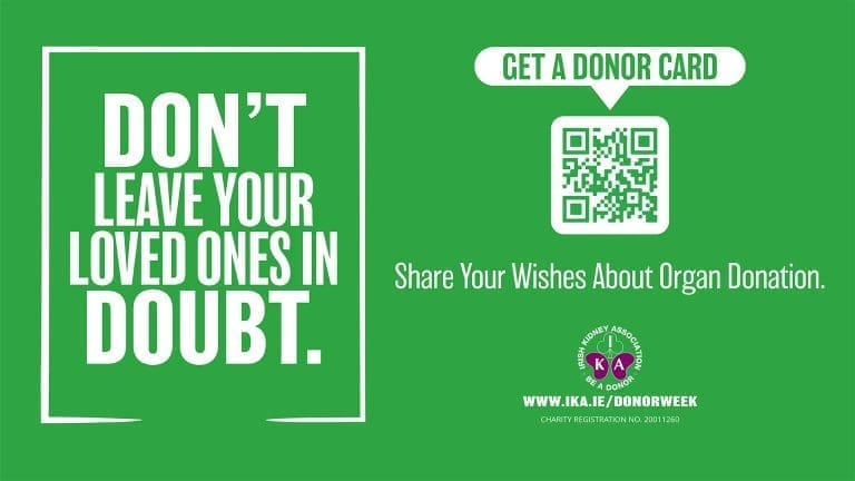 Organ Donor Awareness Week | Irish Kidney Association